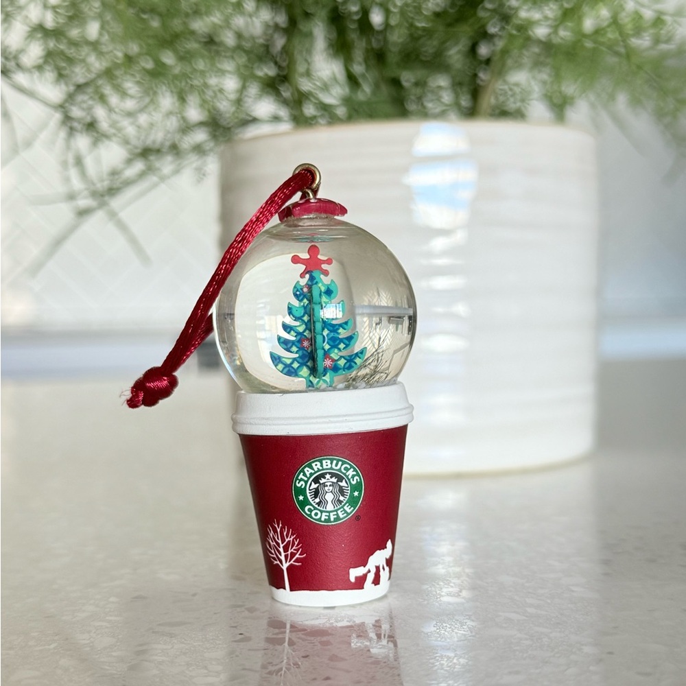 Starbucks 2006 mini globe ornament RARE